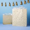 6" Jumbo Bag Gold Foil Stars on Cream - Spritz™ - 2 of 3
