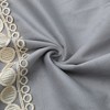 REGALWOVEN Scalloped Wavy Edge Designs Boho Throw Pillow Covers Cushion Cases for Home Decor 18 x 18 Inch 2 Pcs - 4 of 4
