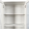 Kumasinova 71" Display Storage Cabinet with 2 Glass Doors,Kitchen Pantry Cabinet with 4 Tier Drawers,Kitchen Cabinet for Dining Room&Living Room - 4 of 4