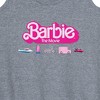Women's - Barbie - Barbie Transportaion Vehicles Graphic Racerback Tank - 2 of 4