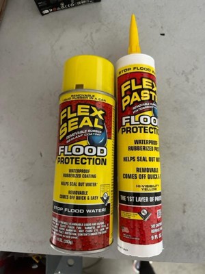 10 oz. in Yellow Liquid Flex Seal Flood Protection Rubber Sealant Spray  Paint Coating (4-Pack)