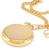 Peugeot Men's 14K Gold Plated Deco Skeleton Dial Vintage Pocket Watch with Clip-On Chain - 2 of 3