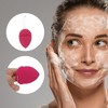 Unique Bargains Teardrop-shaped Compressed Facial Sponge 5 Pcs - 2 of 4
