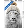 Trends International Sasha - Lion In Winter Unframed Wall Poster Prints - 3 of 4