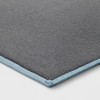 20"x34" Winter Snowy Houses Memory Foam Rug Blue - Room Essentials™ - 4 of 4