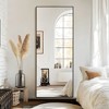 CENGHU 64"x 24" Freestanding Mirror Floor Mirror Aluminum Alloy Frame Full Length Mirror for Living Room Bedroom, Entryway - 2 of 4