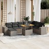 vidaXL Garden Sofa Set Grey - 2 of 4