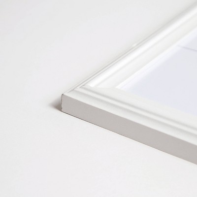 White 40"x30" Magnetic Dry Erase Calendar Board with MDF Frame