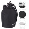 Unique Bargains Waterproof Shockproof Wear-resistant Drawstring Lens Pouch Bag 1 Pc - 3 of 3