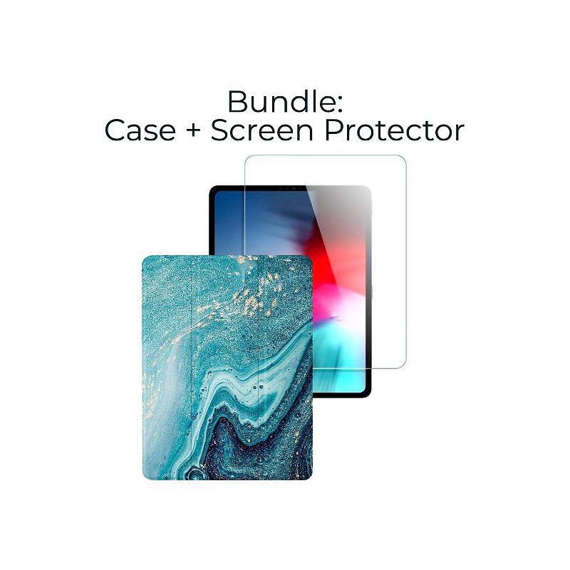 SaharaCase Apple iPad Pro 12.9" (4th 5th 6th Gen 2020-2022) Protection Bundle Folio Case with, 2 of 9