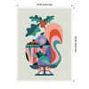 Amanti Art Winter Squirrel Christmas Present by Rachel Lee 3 Birdies Studio Canvas Art Framed - 3 of 4