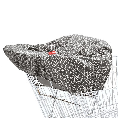 Floppy Seat Ultra Plush Shopping Cart Cover Cozy Quill Feathers 