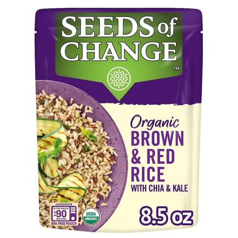 Seeds of Change Organic Brown & Red Rice with Chia & Kale Mix Microwavable Pouch - 8.5oz - image 1 of 4