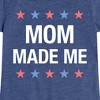 Girls' - Instant Message - Matching 4Th Shirts Mom Made Me Fitted Short Sleeve Graphic T-Shirt - 2 of 4