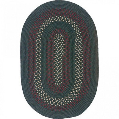 Colonial Mills Deerfield Oval Area Rug, 2 by 3-Feet, Hunter Green