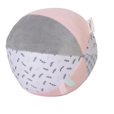 SARO "Sweet & Fun" Ball with Rattle | Baby Sensory Development Toy | Soft Motor Skills Ball
