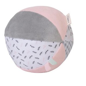 SARO "Sweet & Fun" Ball with Rattle | Baby Sensory Development Toy | Soft Motor Skills Ball - 1 of 4