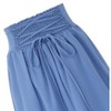 WhizMax Maxi Skirt for Girls High Waisted Smocked Waistband Swing Skirts with Drawstring and Pocket 5-12Years - 4 of 4