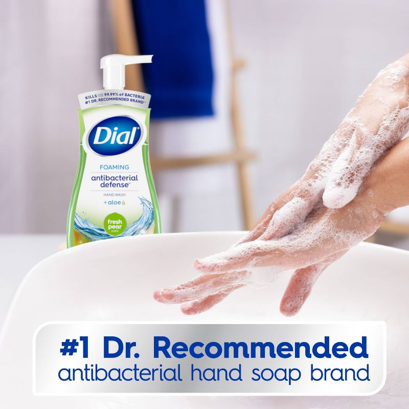 Dial Fresh Pear Foaming Antibacterial Hand Wash - 10 fl oz, 6 of 15
