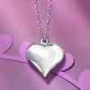 Ross-Simons Italian Sterling Silver Heart Necklace Size 18 - 4 of 4