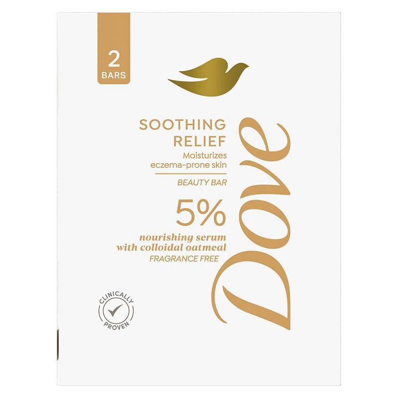 Dove Beauty Excema Bar Soap - 2ct, 3 of 14