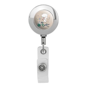 Pinky and the Brain The Brain Metal Chrome Badge ID Card Holder Clip - 1 of 3