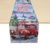 Unique Bargains Christmas Table Runner Polyester Multicolor 71x14 Inch 1 Pc - 4 of 4