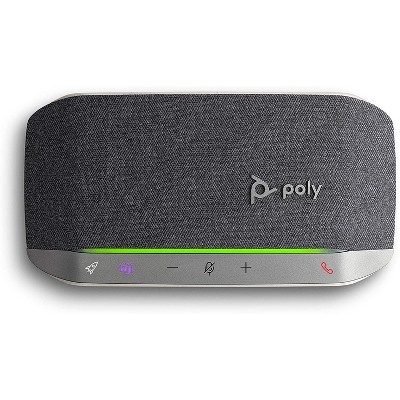 Poly Sync 20 USB-A Personal Smart Speakerphone (Plantronics) - Connect to Cell Phone via Bluetooth and PC / Mac via USB-A Cable - Works with Teams (Certified), Zoom & More