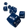 MasterPieces Officially Licensed NFL Seattle Seahawks - 6 Piece D6 Gaming Dice Set Ages 6 and Up - 3 of 3