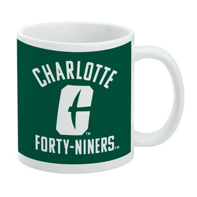 UNC Charlotte 49ers Logo Ceramic Coffee Mug Novelty Gift Mugs for Coffee Tea and Hot Drinks 11oz White
