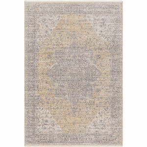 Hauteloom Misa Mustard & Gray Area Rug - 1 of 4