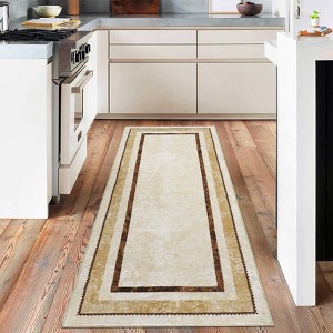 Washable Rug Non Slip Entryway Mat - Soft Accent Throw Rug for Bedroom, Entry, Living Room, Non-Shedding - 1 of 4