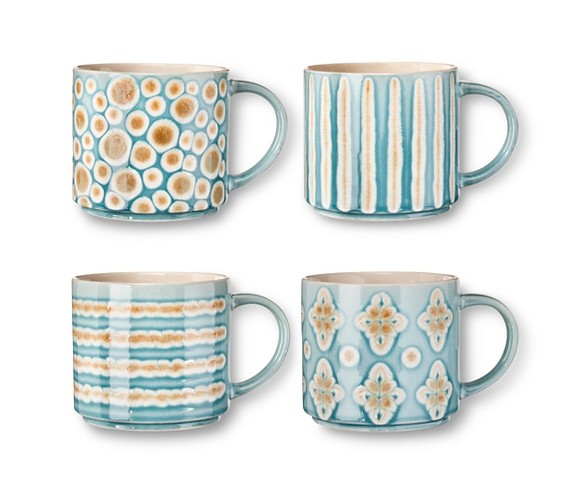 BIA Cordon Bleu Bali Mugs Set of 4 (15 oz)