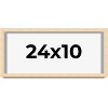 PosterPalooza | Panoramic Classic Modern Yellow Frame - UV Acrylic, Foam Board Backing, Hanging Hardware - 2 of 4