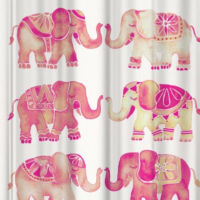 elephant collection pink
