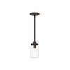 Hunter Fans 4.4" Devon Park Ceiling Light Onyx Bengal Finish - 1 Light Pendant with Vintage Charm and Dimmable Feature - 3 of 4