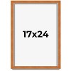 PosterPalooza | Classic Brown Picture Frame - UV Acrylic, Foam Board Backing, Hanging Hardware - 2 of 4