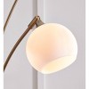 Signature Design by Ashley Taliya Arc Floor Lamp White/Metallic: Contemporary 5-Head, Dimmable, Marble Base - 3 of 4