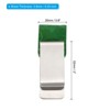 Unique Bargains Stainless Steel Carved Sleeve Pen Loop Clips for Notebook - 2 of 4