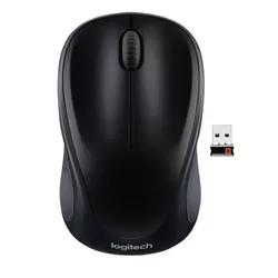 Logitech Wireless Optical Mouse with Nano Receiver M317 - Black