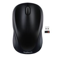 Logitech M317 Wireless 2.4 GHz 1000 DPI Optical Tracking Mouse with 2.4 GHz USB-A Nano Receiver (Black)