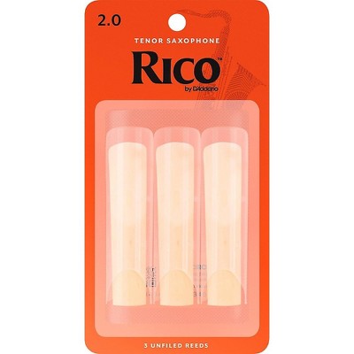 Rico Tenor Saxophone Reeds, Box of 3