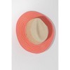 Shiraleah Pink and Natural Armida Sun Hat - image 4 of 4