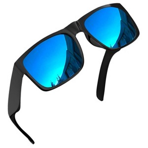 grinderPUNCH XL Polarized Oversized Sunglasses  Lightweight Men's Big Wide Head UV Protection for Sports, Driving, Fishing  Large Face Fit (Matte) - 1 of 4