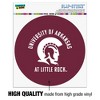 University of Arkansas at Little Rock Trojans Logo Automotive Car Window Locker Circle Bumper Sticker - 3 of 4
