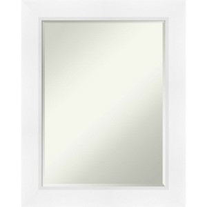 Amanti Art Sloped Half-Inch-Bevel Framed Bathroom Vanity Wall Mirror - 1 of 4