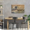 The Great Wave at Kanagawa 1829 Wood Print by Katsushika Hokusai - iCanvas - 2 of 3