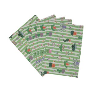 Unique Bargains Gift Wrap Paper White Kraft 27.56" x 19.69" 5Pcs - 1 of 4