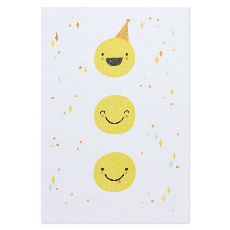 Birthday Card Smiley Faces, 5 of 7