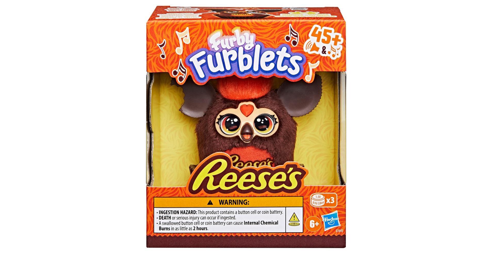 Furby Furblets Limited Edition REESE'S Peanut Butter Cup Themed Electronic Plush Toy